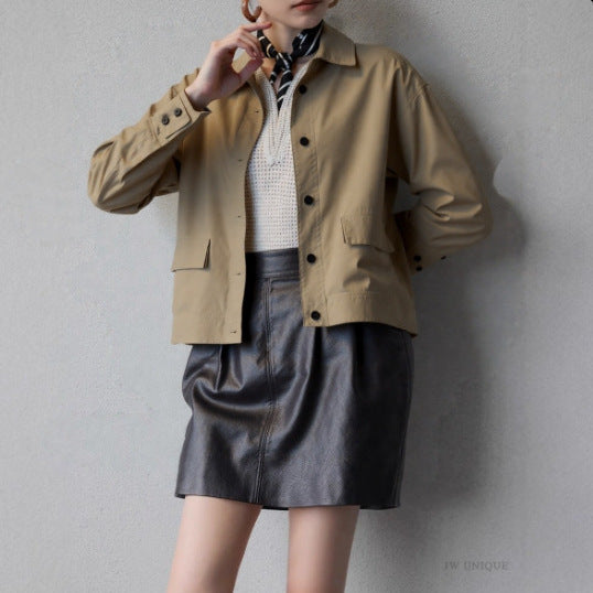 Damen Modische Utility-Jacke mit vielseitigem Design Shop Nory