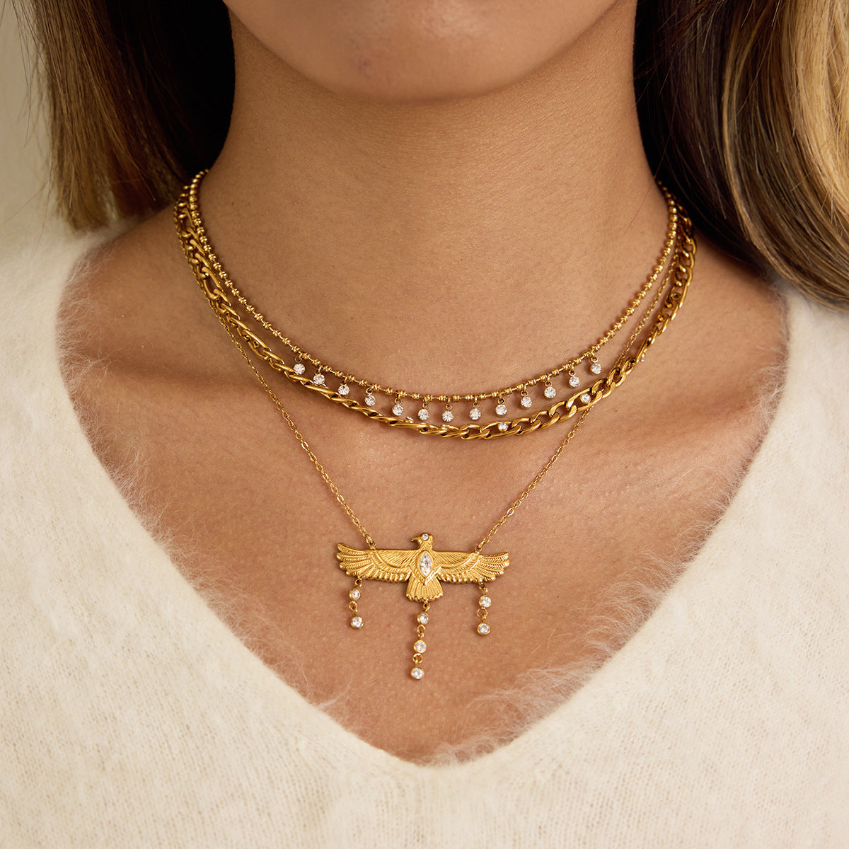 Damen Anhänger mit integriertem Schmuck Shop Nory