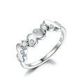 Damen Ring mit floralem Design und funkelnden Zirkonia Shop Nory