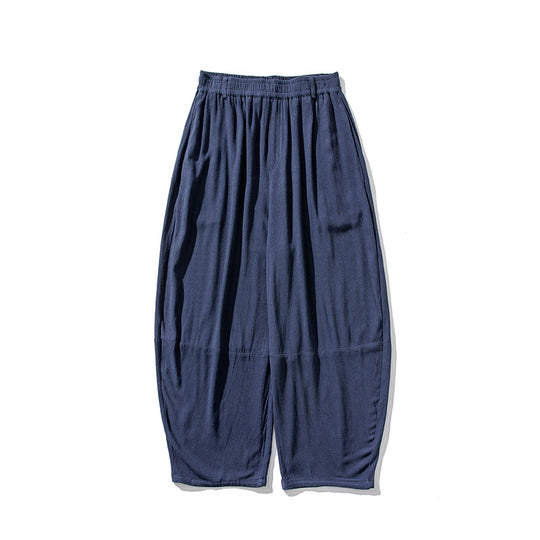 Herren Extraweit geschnittene Ballon-Loungehose mit elastischem Bund, tiefem Schritt und soften Baumwollmix Shop Nory