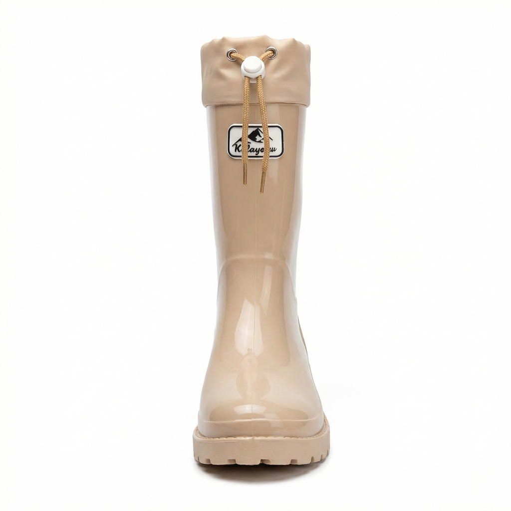 Damen Hochwertige und Stylische Gummistiefel mit Verstellbarem Schnürsystem ShopNory