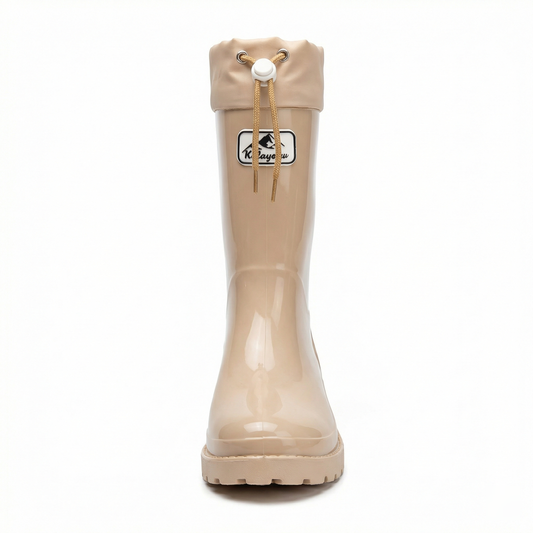 Damen Hochwertige und Stylische Gummistiefel mit Verstellbarem Schnürsystem ShopNory