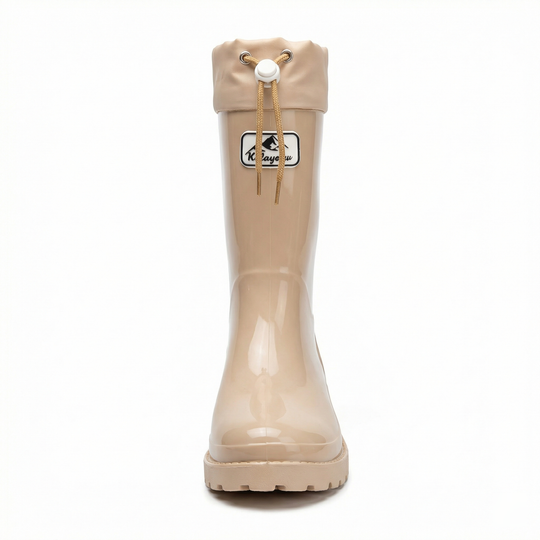 Damen Hochwertige und Stylische Gummistiefel mit Verstellbarem Schnürsystem ShopNory