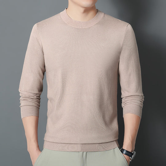 Herren Feiner Rundhalspullover aus Feinstrick mit schmaler Silhouette Shop Nory
