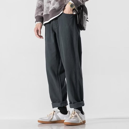 Herren Lässige Weitgeschnittene Chino-Hose Shop Nory