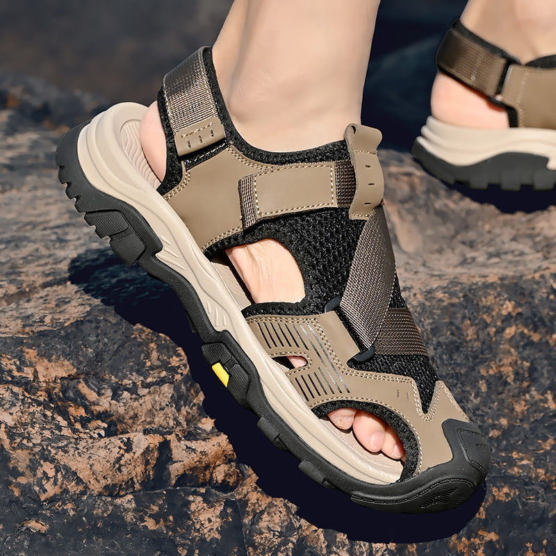 Damen Sportliche Outdoor-Sandalen mit rutschfester Sohle und verstellbaren Riemen