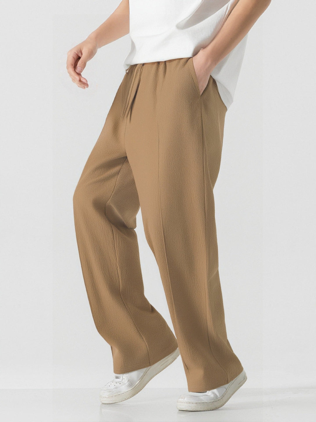 Herren Elegante, weite Freizeithose aus atmungsaktivem GewShopnorye