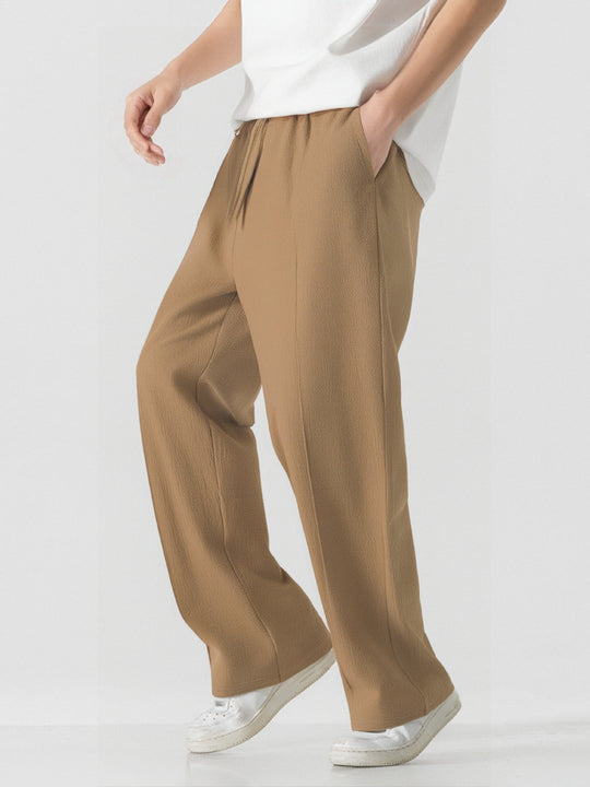 Herren Elegante, weite Freizeithose aus atmungsaktivem GewShopnorye