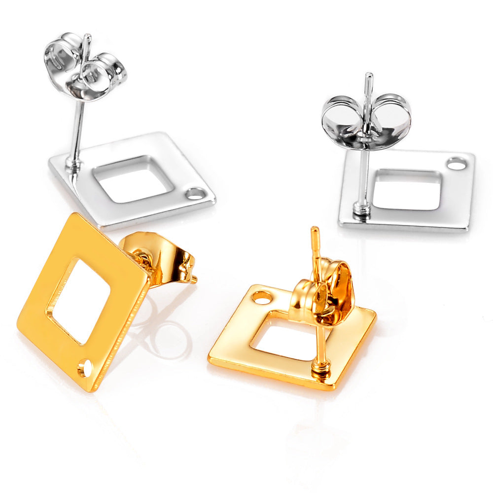 Damen Ohrstecker mit modernem quadratischem Design Shop Nory
