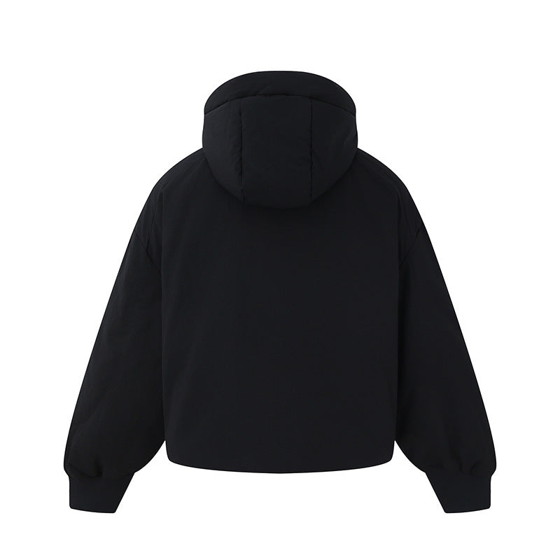 Damen Kurz geschnittene wattierte Steppjacke mit hohem Stehkragen und Ballonärmeln Shop Nory