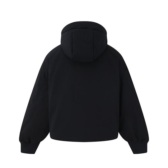 Damen Kurz geschnittene wattierte Steppjacke mit hohem Stehkragen und Ballonärmeln Shop Nory