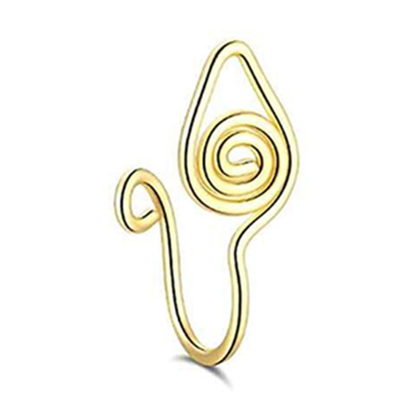 Damen Ohrstecker mit elegantem Spiraldesign Shop Nory