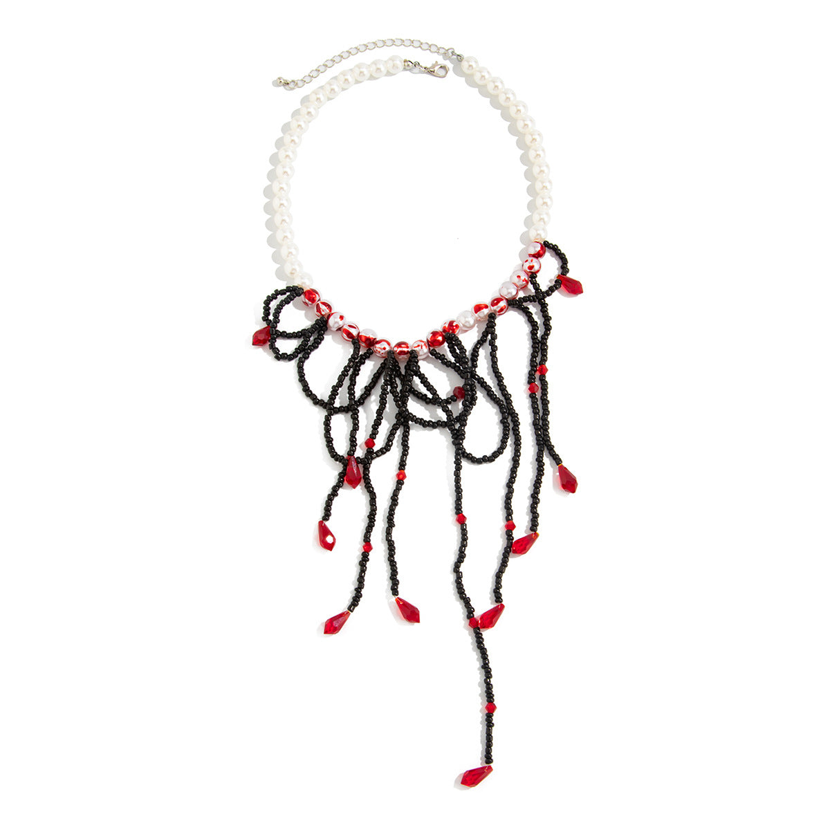 Damen Halskette aus hochwertigem Glasperlen Shop Nory