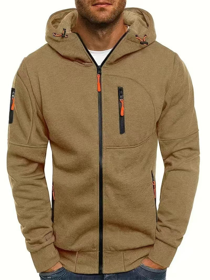 Herren Sportliche Kapuzenjacke mit praktischen Taschen Shop Nory