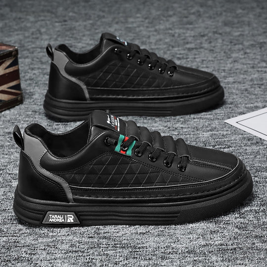 Herren Low-Top Sneaker mit gestepptem Rauten-Design und dicker Gummisohle Shop Nory