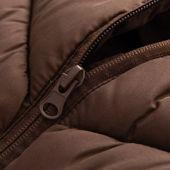 Damen Hybrid-Steppjacke mit Wattierung, Kapuze und elastischen Ärmel-Einsätzen Shop Nory
