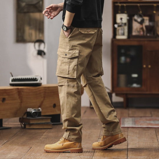 Herren Cargo-Hose mit verstärkten Kniepartien und Multifachtaschen Shop Nory