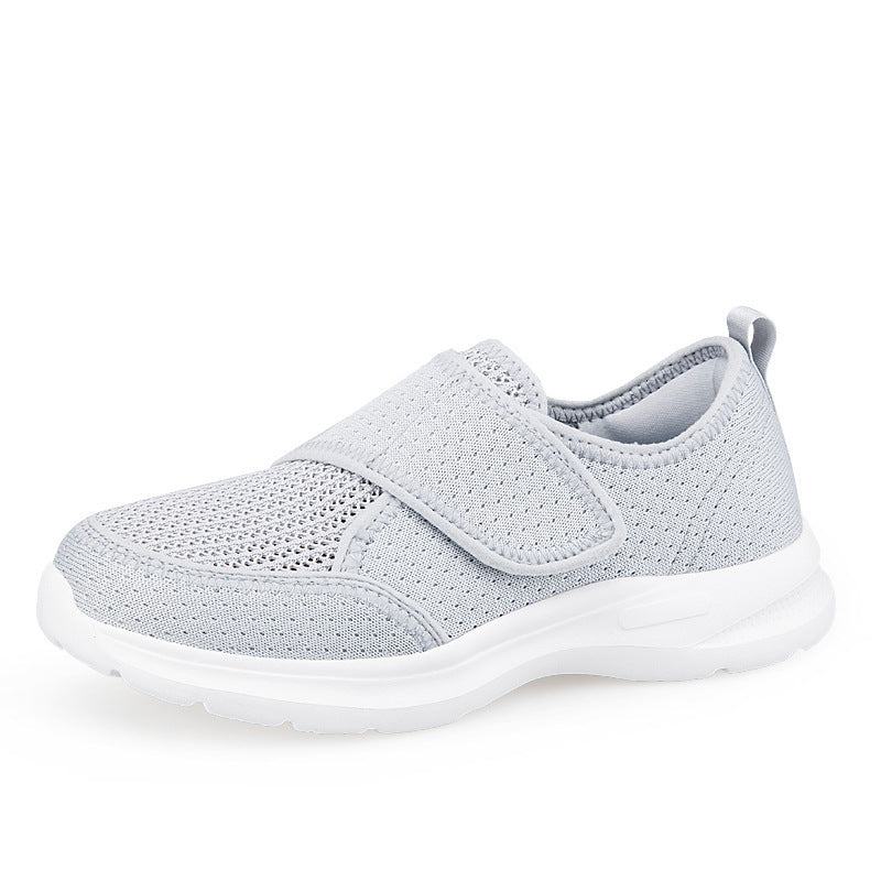 Unisex nan atmungsaktive Komfort-Halbschuh mit Klettverschluss und ergonomischer Dämpfung