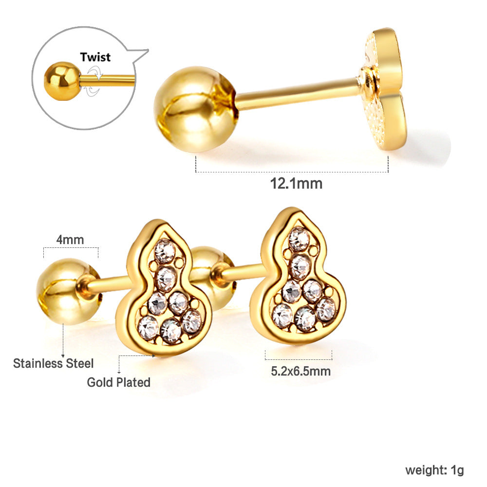 Damen Ohrstecker im schmetterlingsförmigen Design Shop Nory