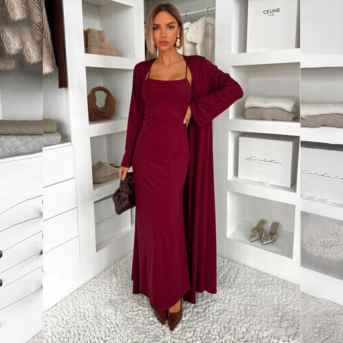 Damen Langes Maxikleid mit umschmeichelndem Schnitt Shop Nory