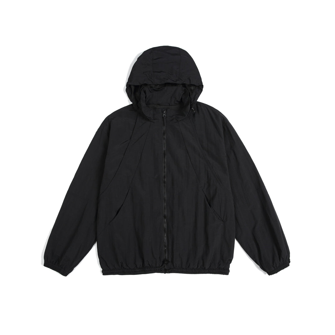 Unisex Leichte Kapuzenjacke im Oversize-Parka-Stil mit Tunnelzugbund Shop Nory