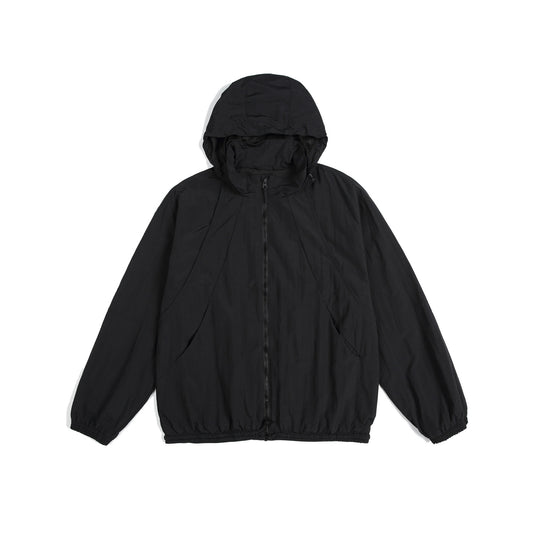 Unisex Leichte Kapuzenjacke im Oversize-Parka-Stil mit Tunnelzugbund Shop Nory