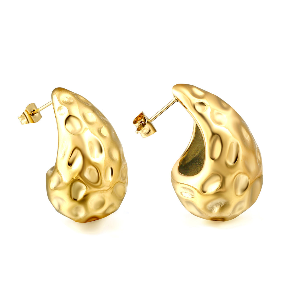 Damen stylische Ohrstecker aus antiallergischem Edelstahl mit modernem Design Shop Nory
