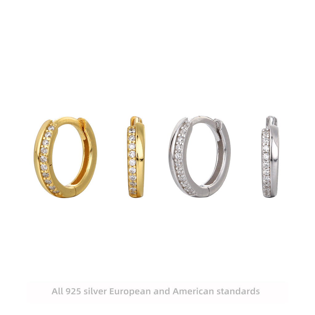 Damen Creolen mit funkelnden Zirkonia Shop Nory