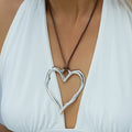 Damen Halskette aus handgefertigtem Herzdesign Shop Nory