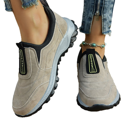 Damen Bequeme Outdoor-Sneaker mit rutschfester Sohle und atmungsaktivem Obermaterial