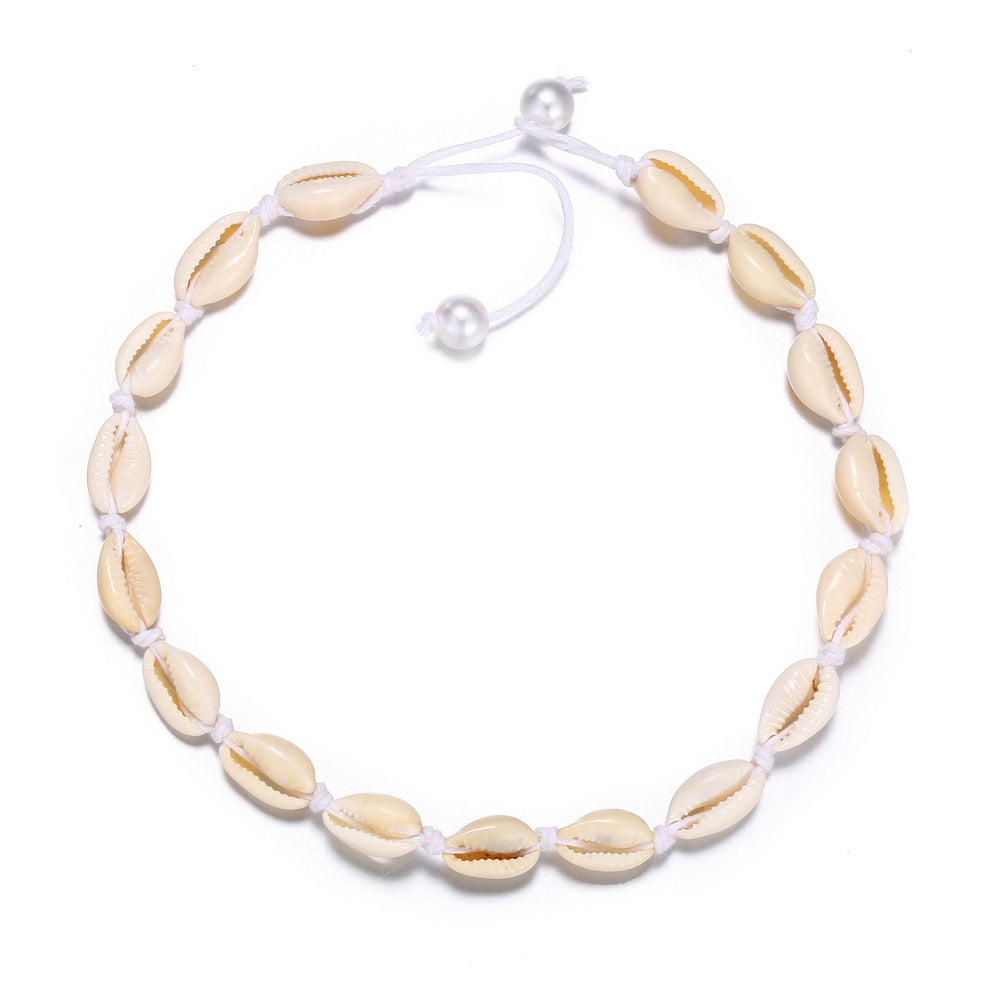 Damen farbenfrohe und verspielte Halskette mit Perlen Shop Nory