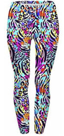 Damen Mandala-Ombre Leggings mit hohem Bund und formendem Stretch Shopy Nory