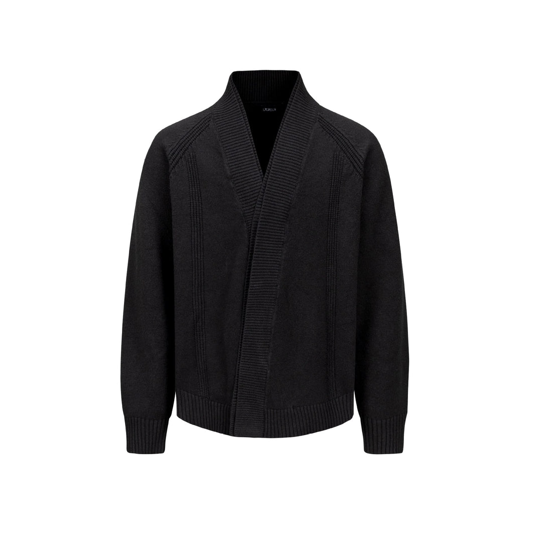Herren Grobstrick-Cardigan mit Schalkragen und Rippenbündchen Shop Nory