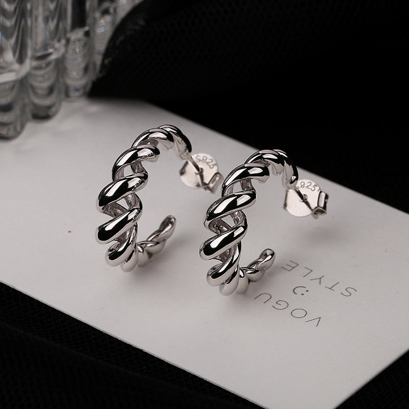 Damen Ohrhänger mit verspieltem Spiralen-Design Shop Nory