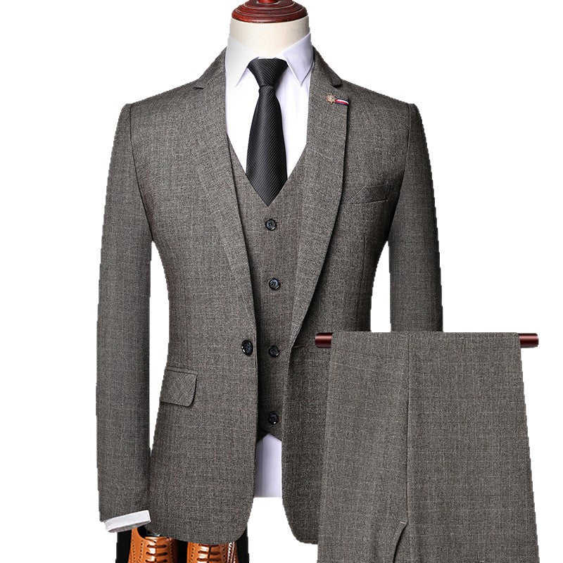 Herren Dreiteiliger Anzug aus feiner Wollmischung Shop Nory