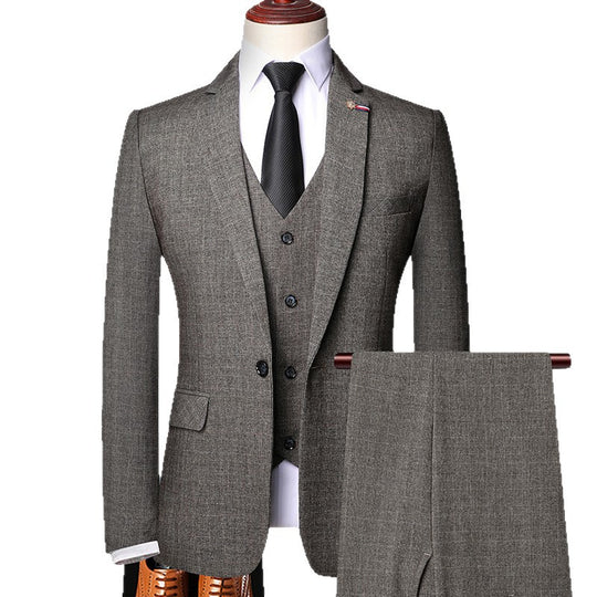 Herren Dreiteiliger Anzug aus feiner Wollmischung Shop Nory