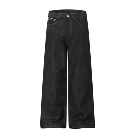 Damen Weite Cropped-Denim Culotte mit hoher Taille und klassischem Taschen-Detail Shop Nory