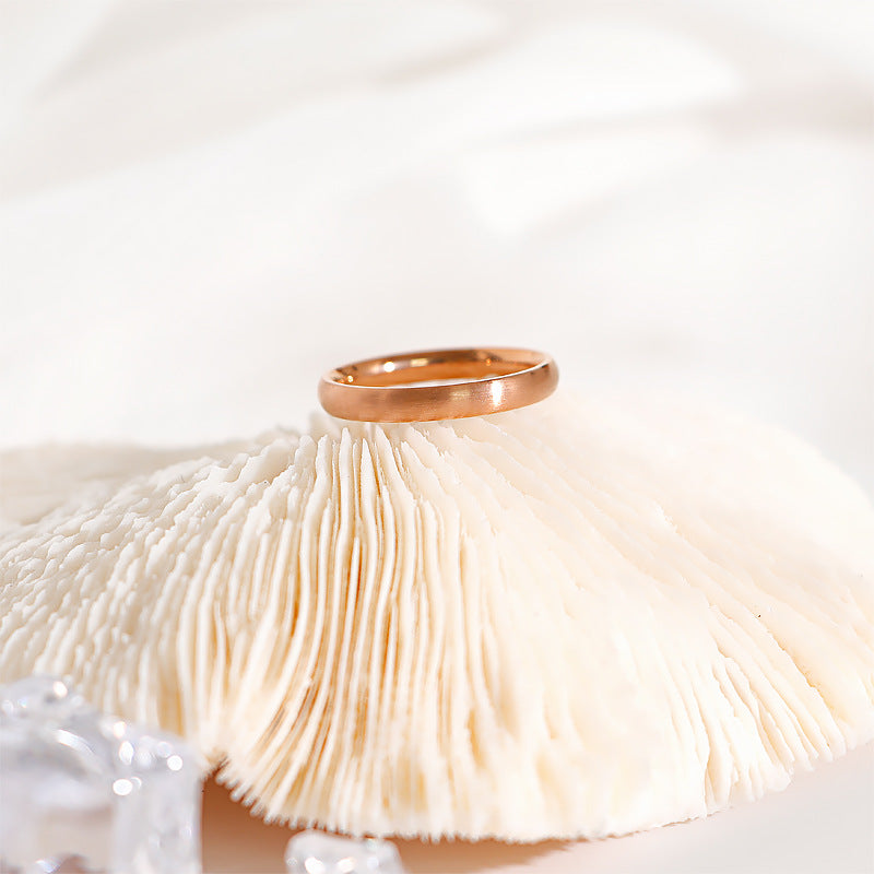 Damen filigraner Ring mit glänzendem Finish Shop Nory
