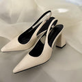 Damen Slingpumps mit Blockabsatz