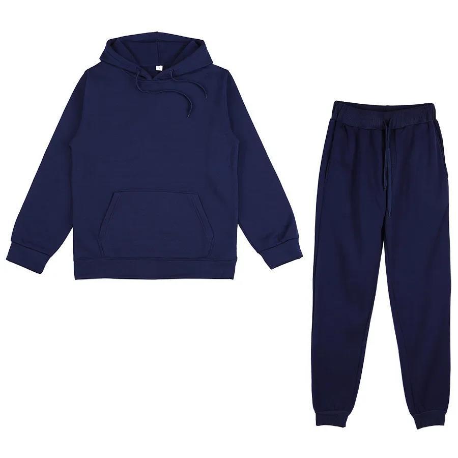 Unisex weiches Lounge-Set mit Oversize-Hoodie, taillenhoher Jogginghose und geripptem Knöchelabschluss Shop Nory