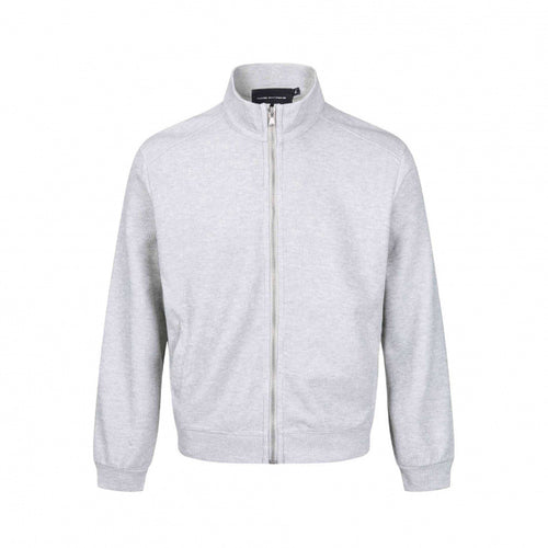 Herren Leichter Baumwoll-Sweatzipper mit hohem Stehkragen und gerippten Bündchen Shop Nory