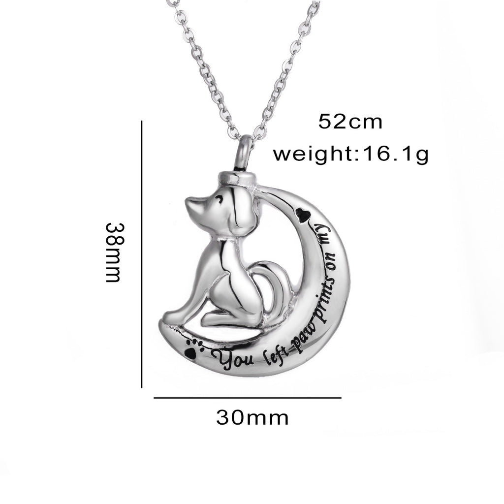 Damen Schmuckanhänger mit Katzenmotiv und eingravierter Botschaft Shop Nory