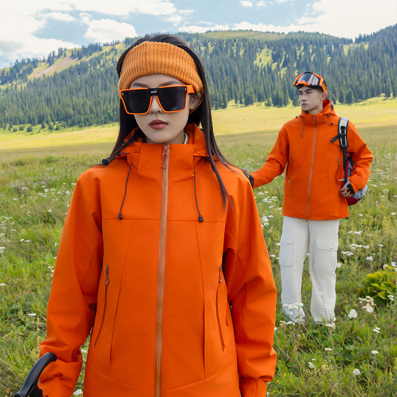 Herren zweilagige Softshell‑Outdoorjacke mit herausnehmbarem Fleece‑Innenlayer, wind‑ und wasserabweisend Shop Nory