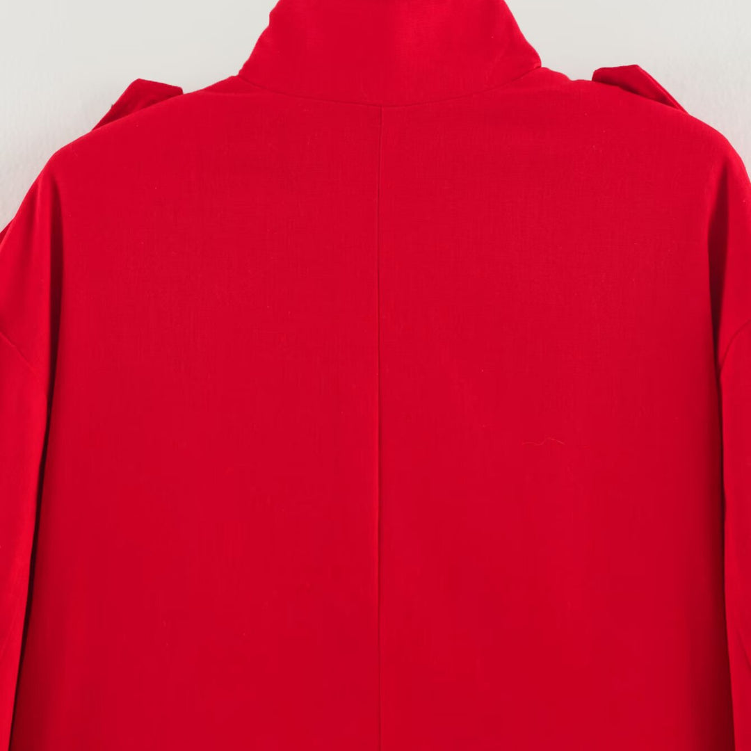 Damen Kurzjacke im Utility-Stil mit Stehkragen und Schulterpatten Shop Nory