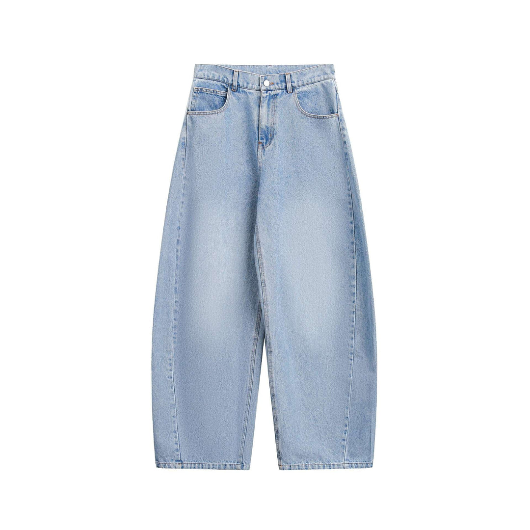 Damen Culotte-Jeans mit weitem Bein, hoher Taille und Frontnaht-Detail Shop Nory