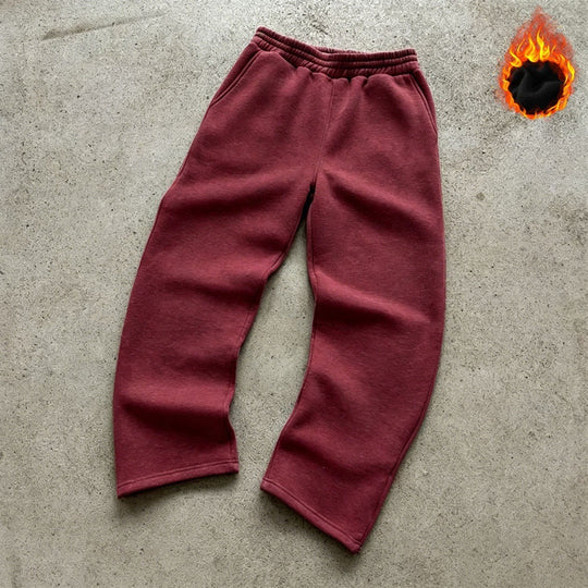 Unisex nan gefütterte Sweatpants mit elastischem Komfortbund, geradem Bein und seitlichen Eingrifftaschen Shop Nory