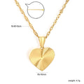 Damen Halskette mit herzförmigem Anhänger aus hochwertigem Edelstahl und verstellbarem Verschluss Shop Nory