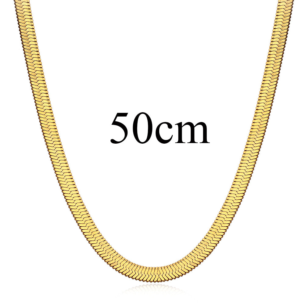 Damen Halskette aus hochwertigem Edelstahl mit elegantem Zopfmuster Shop Nory