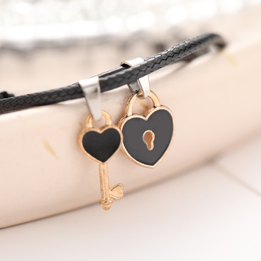 Damen Armband-Set mit Herzen und Schlüsselanhängern Shop Nory