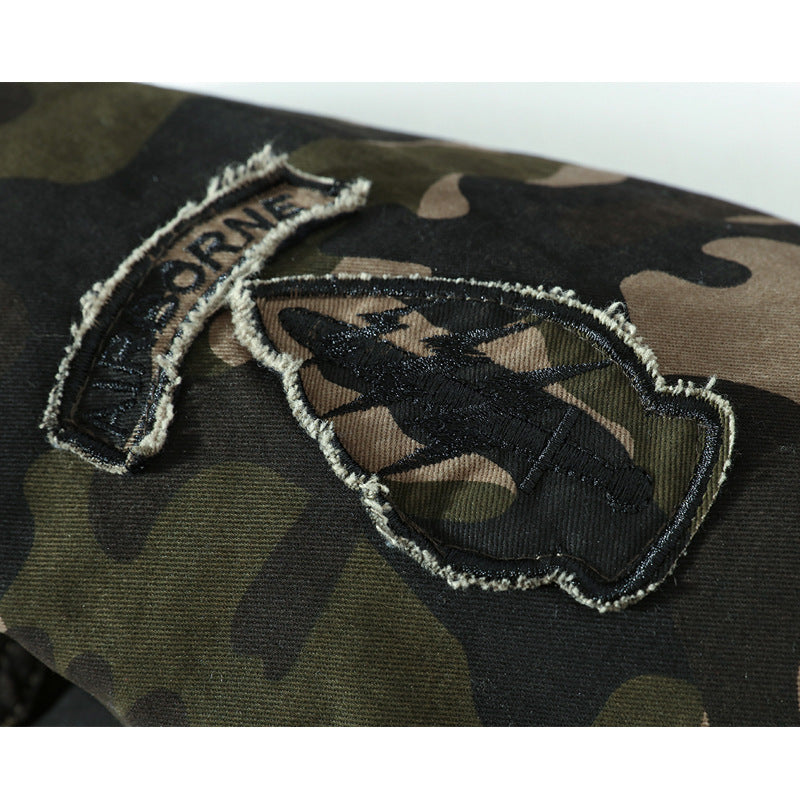 Herren Camouflage-Fieldjacke mit Sherpa‑Futter und multifunktionalen Utility‑Taschen Shop Nory